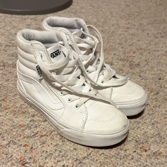 Vans Other - Vans Classic White High-Top Sneakers